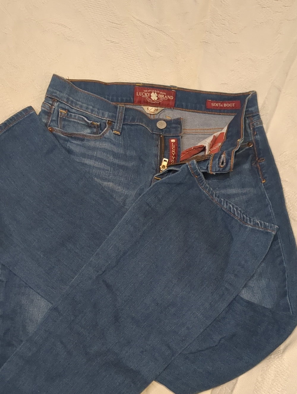 Lucky Brand Sofia Boot Jeans in Blue Wash